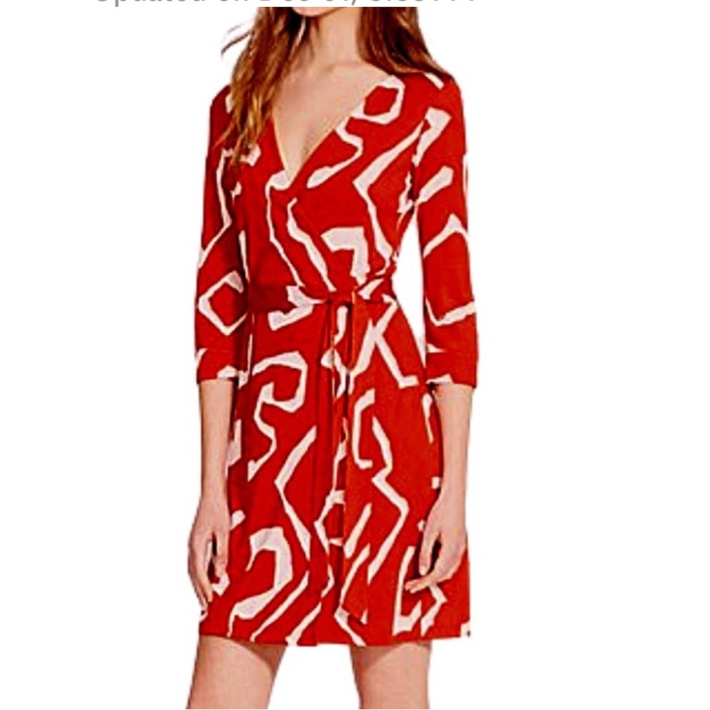Diane Von Furstenberg New Julian Two Wrap‎ Dress 6